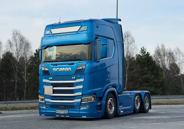 SCANIA 530s Pusher 6x2/4 oś skretna twinsteer v8 scania perfekcyjny stan pełna możliwa opcja 