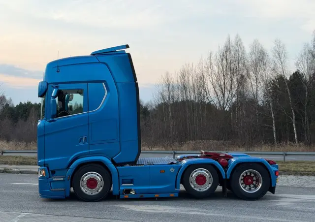 SCANIA 530s Pusher 6x2/4 oś skretna twinsteer v8 scania perfekcyjny stan pełna możliwa opcja 