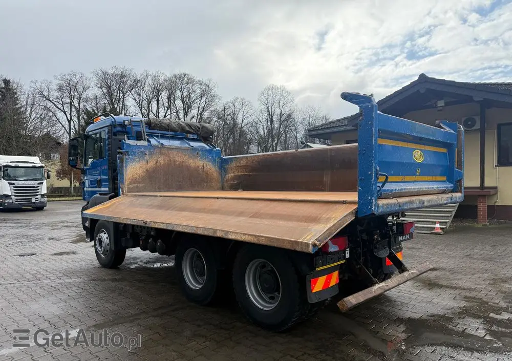 MAN 26.400 TGS wywrotka 6x4, 3-str. MEILLER, BORDMATIC, 270 t.km., MANUAL! 