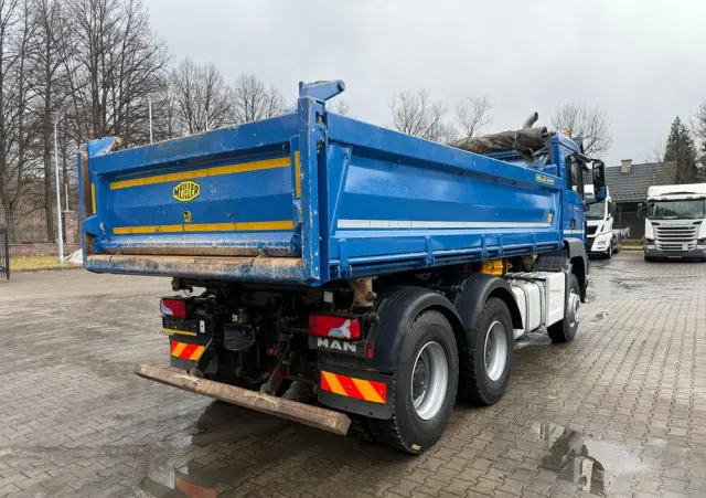 MAN 26.400 TGS wywrotka 6x4, 3-str. MEILLER, BORDMATIC, 270 t.km., MANUAL! 