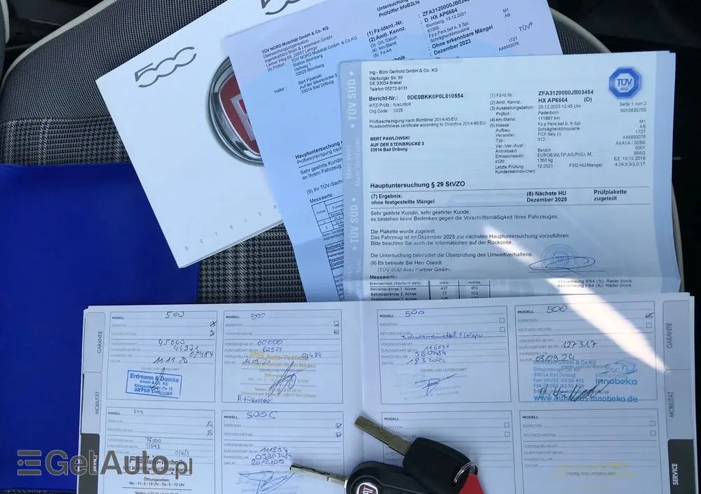 FIAT 500 1.2 Sole