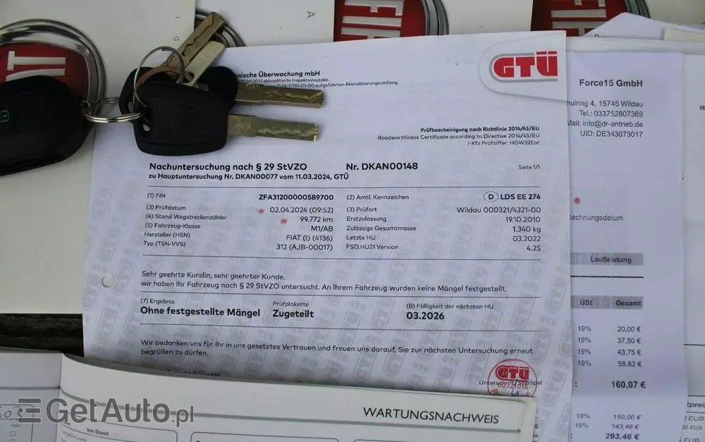 FIAT 500 1.2 8V Dualogic Lounge