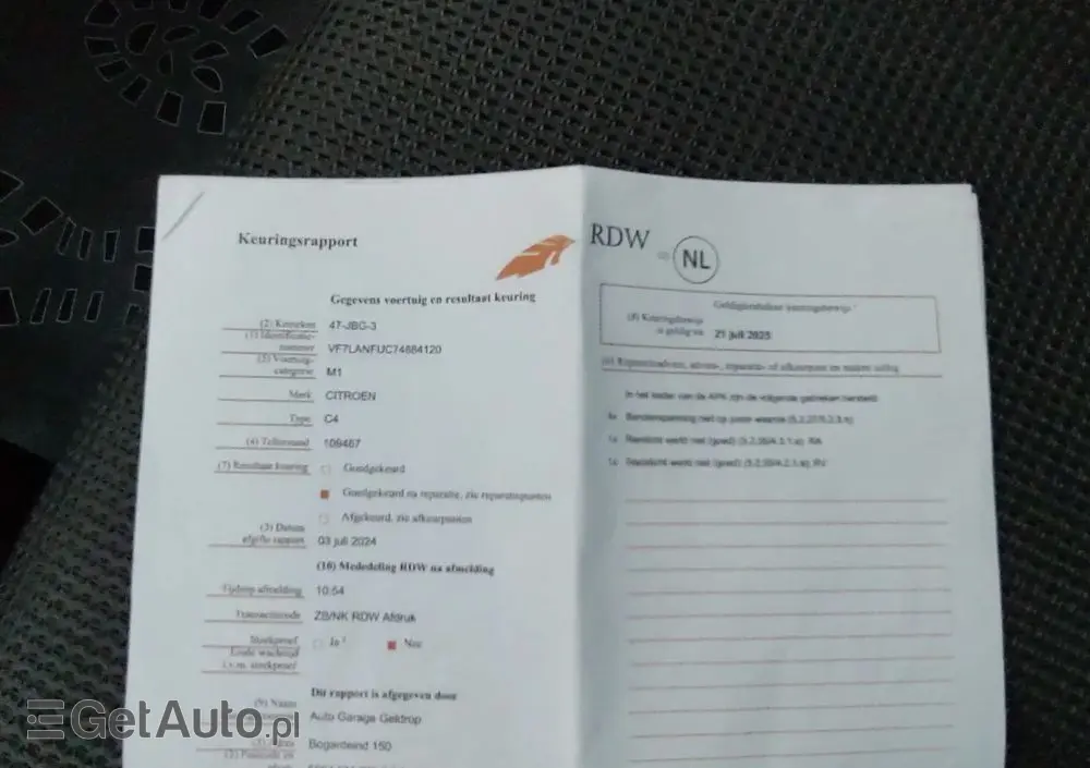 CITROËN C4 Coupe 1.6 16V VTR