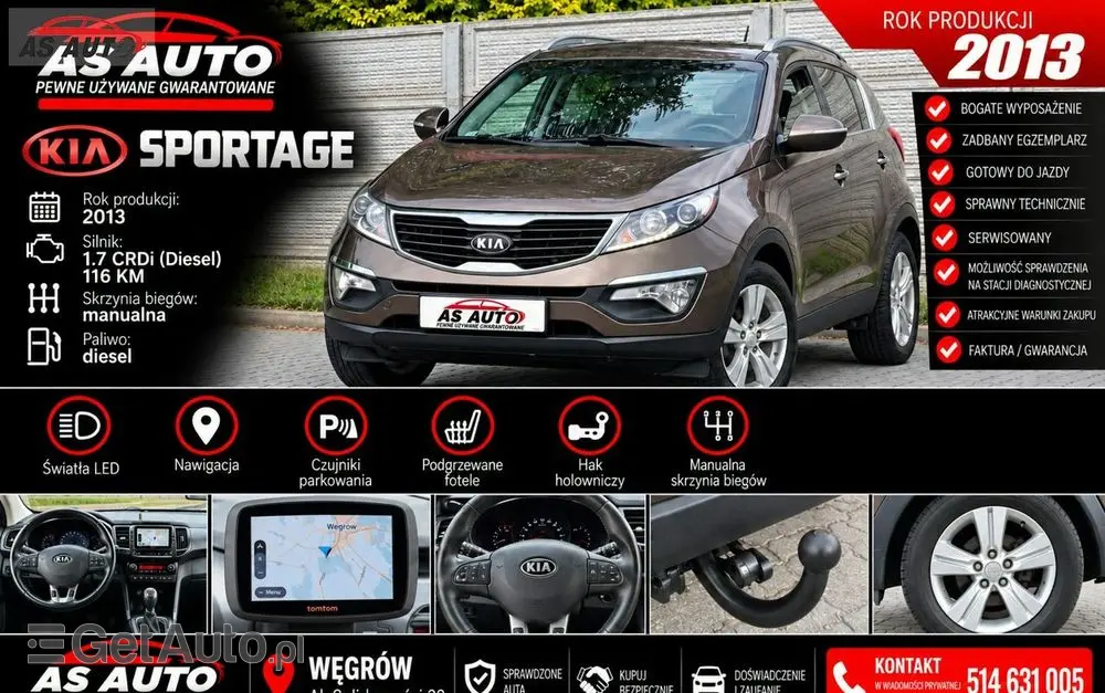 KIA Sportage 1.7 CRDI Business Line L 2WD