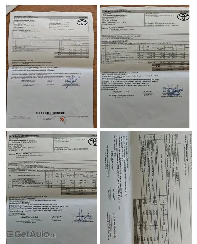 TOYOTA Avensis 2.0 D-4D Prestige