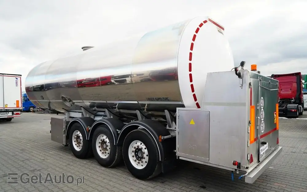 MAGYAR CYSTERNA SPOŻYWCZA / 30 000 L / OŚ PODNOSZONA / OŚ SKRĘTNA / 