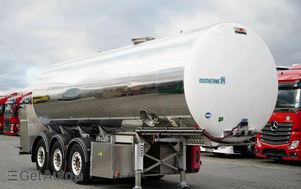 MAGYAR CYSTERNA SPOŻYWCZA / 30 000 L / OŚ PODNOSZONA / OŚ SKRĘTNA / 