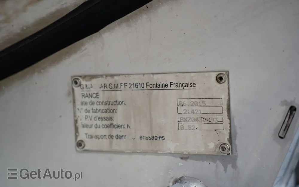 MAGYAR CYSTERNA SPOŻYWCZA / 30 000 L / OŚ PODNOSZONA / OŚ SKRĘTNA / 