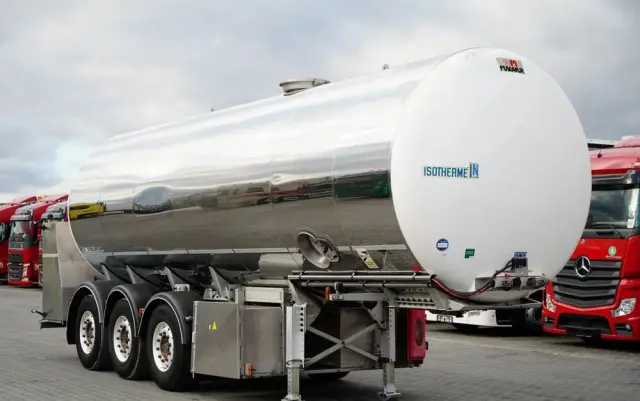 MAGYAR CYSTERNA SPOŻYWCZA / 30 000 L / OŚ PODNOSZONA / OŚ SKRĘTNA / 