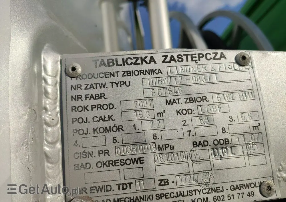 MAN TGA 26.400 Autocysterna z Dystrybucją Ważne TDT 