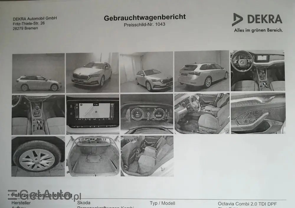 SKODA Octavia 2.0 TDI First Edition
