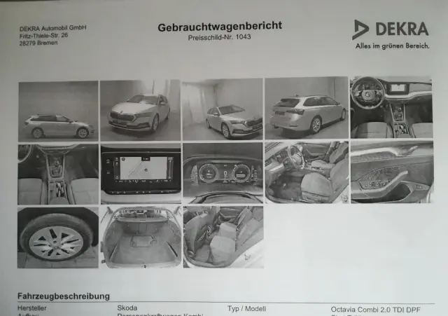 SKODA Octavia 2.0 TDI First Edition