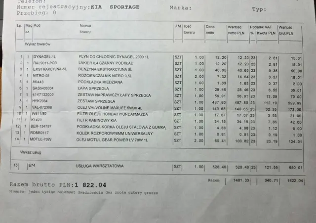 KIA Sportage 1.6 GDI 2WD Vision