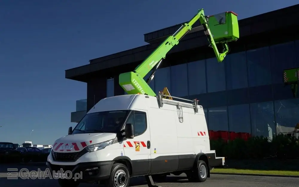 IVECO DAILY 70-180 / PODNOŚNIK KOSZOWY - 16 m / BLASZAK + ZWYŻKA  ELEVATEUR / 200 kg 