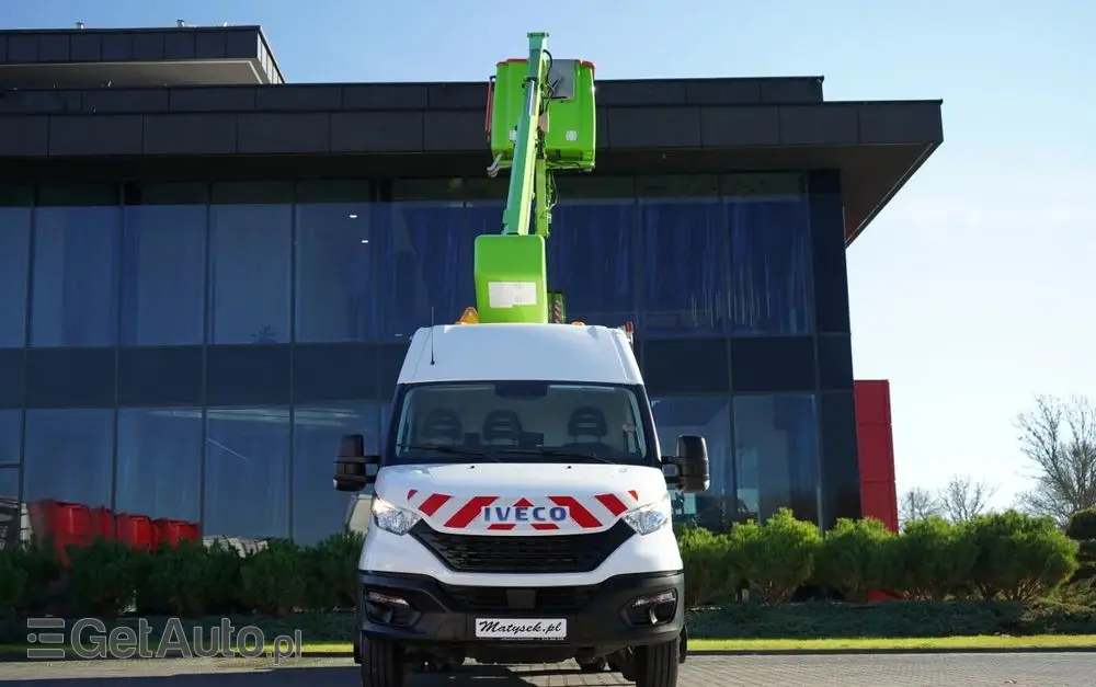 IVECO DAILY 70-180 / PODNOŚNIK KOSZOWY - 16 m / BLASZAK + ZWYŻKA  ELEVATEUR / 200 kg 