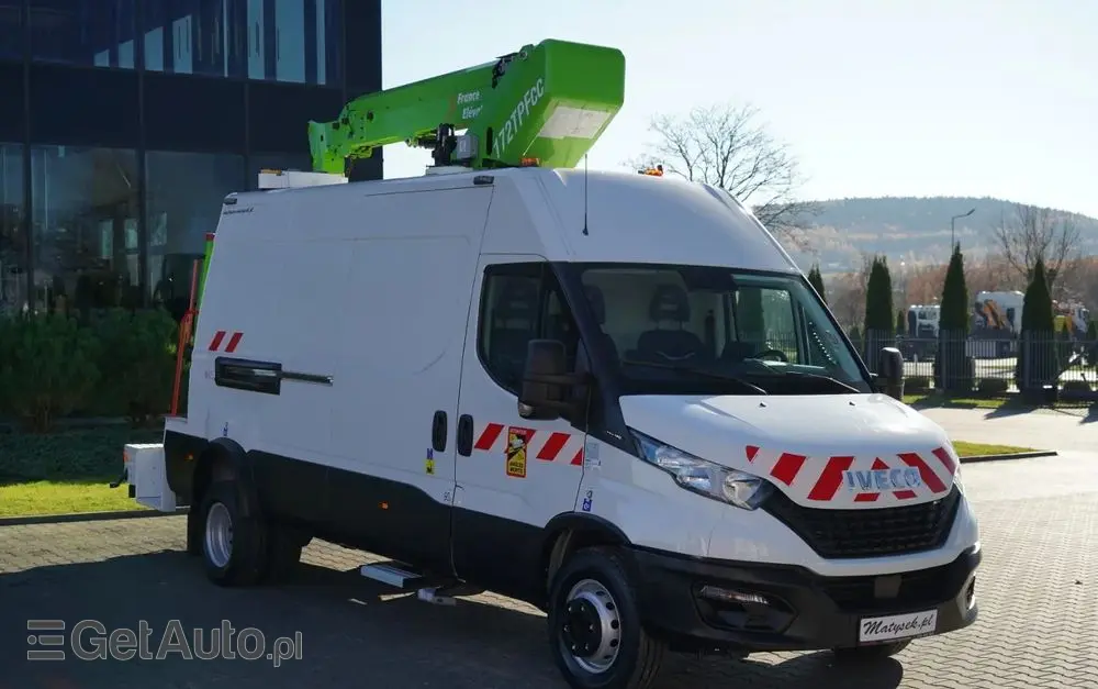 IVECO DAILY 70-180 / PODNOŚNIK KOSZOWY - 16 m / BLASZAK + ZWYŻKA  ELEVATEUR / 200 kg 