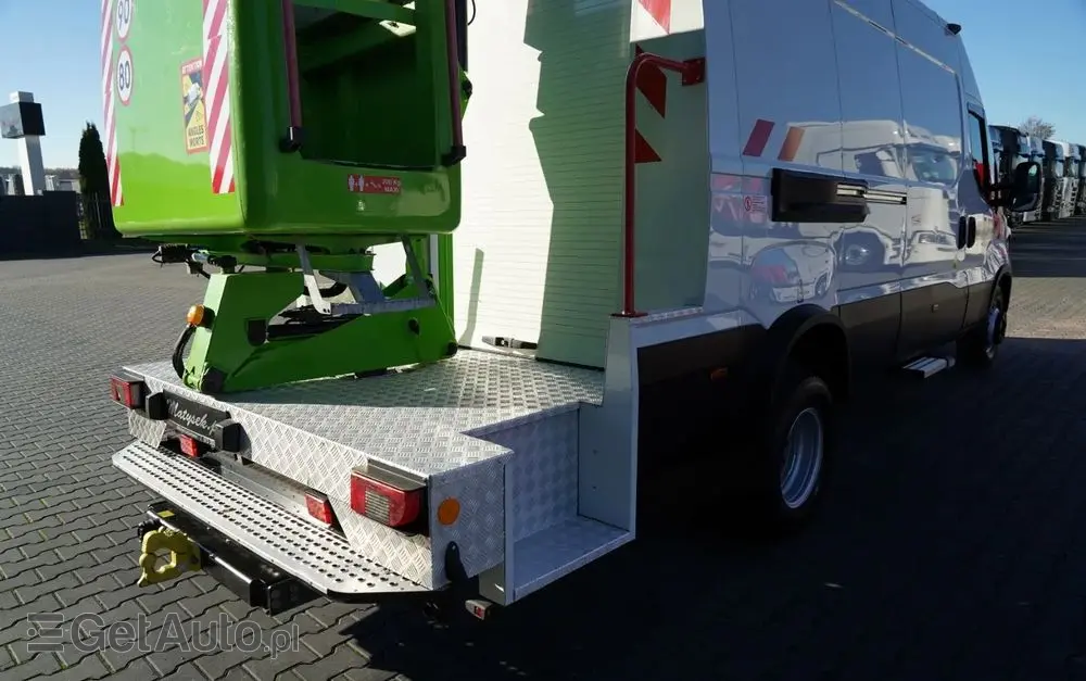 IVECO DAILY 70-180 / PODNOŚNIK KOSZOWY - 16 m / BLASZAK + ZWYŻKA  ELEVATEUR / 200 kg 