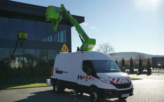 IVECO DAILY 70-180 / PODNOŚNIK KOSZOWY - 16 m / BLASZAK + ZWYŻKA  ELEVATEUR / 200 kg 