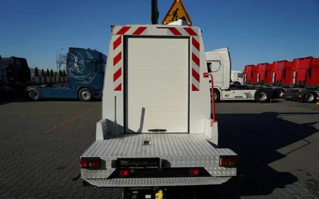 IVECO DAILY 70-180 / PODNOŚNIK KOSZOWY - 16 m / BLASZAK + ZWYŻKA  ELEVATEUR / 200 kg 