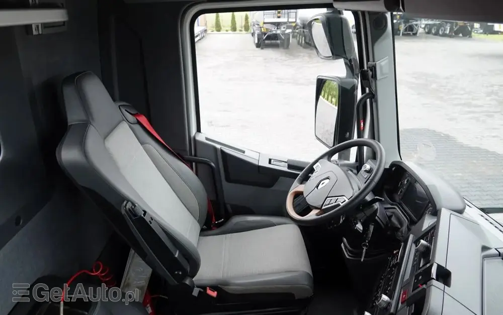 RENAULT C 380 / 6x4 / WYWROTKA 3 STRONNA  + HDS FASSI F135 / HYDROBURTA / EURO 6 / STEROWANIE RADIOWE / ROTATOR / BORDMATIC 