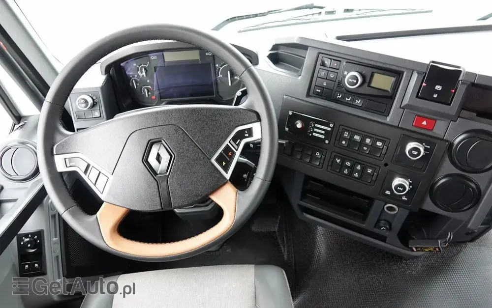 RENAULT C 380 / 6x4 / WYWROTKA 3 STRONNA  + HDS FASSI F135 / HYDROBURTA / EURO 6 / STEROWANIE RADIOWE / ROTATOR / BORDMATIC 