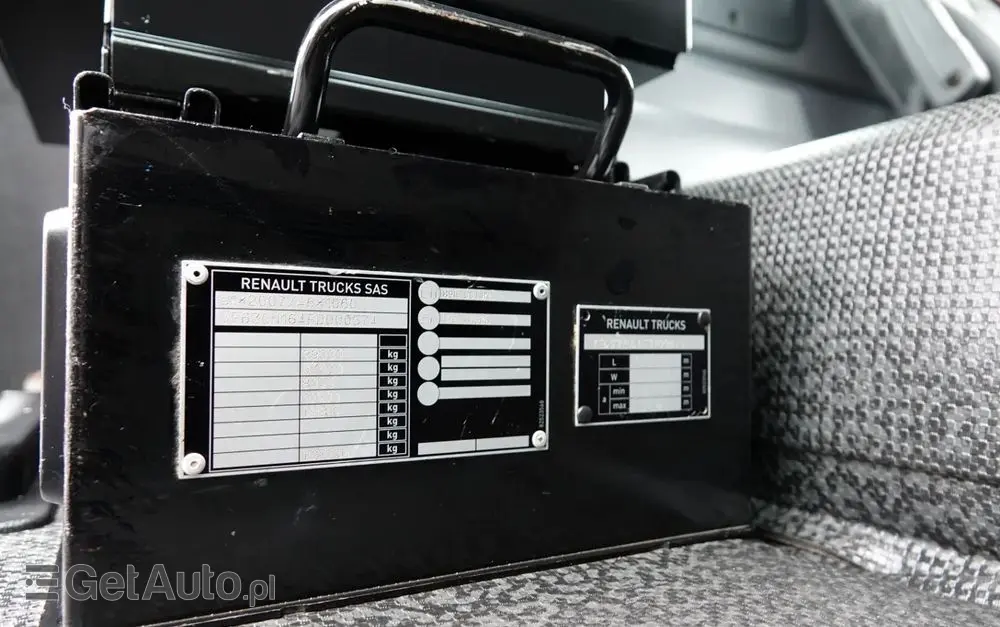 RENAULT C 380 / 6x4 / WYWROTKA 3 STRONNA  + HDS FASSI F135 / HYDROBURTA / EURO 6 / STEROWANIE RADIOWE / ROTATOR / BORDMATIC 