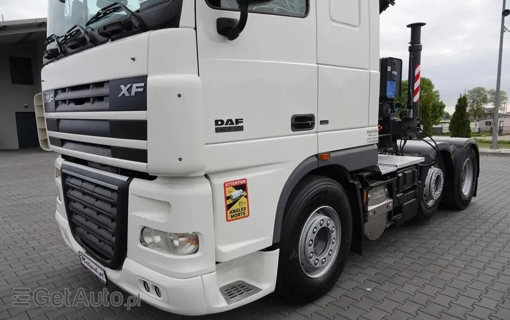 DAF XF 105.510 / CIĄGNIK SIODŁOWY PUSHER /  + HDS COPMA 160.5 / WYSÓW - 13 M / UDŹWIG - 7  040 KG / SPROWADZONY 