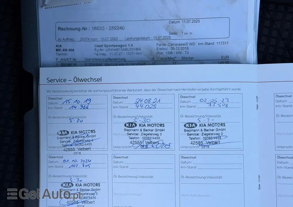 KIA Ceed 1.4 L Business Line Plus