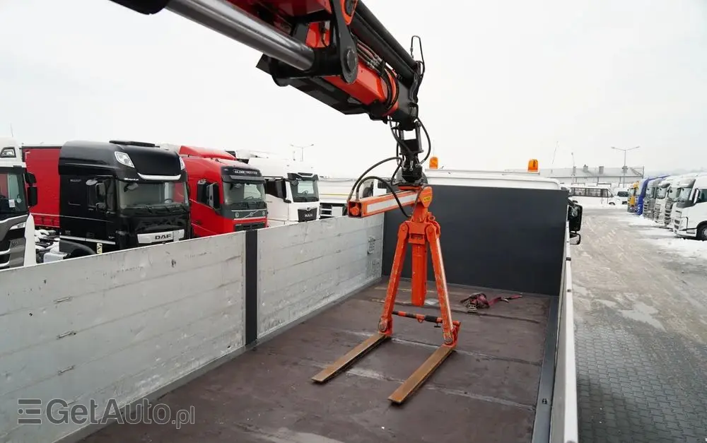 VOLVO FM 450 /  ZESTAW SKRZYNIOWY / HDS PALFINGER PK 16001-K / ROTATOR / WIDŁY / PRZYCZEPA / MANUAL / 