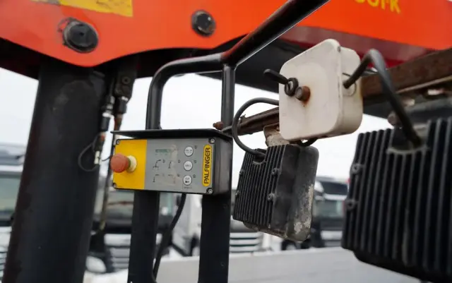 VOLVO FM 450 /  ZESTAW SKRZYNIOWY / HDS PALFINGER PK 16001-K / ROTATOR / WIDŁY / PRZYCZEPA / MANUAL / 