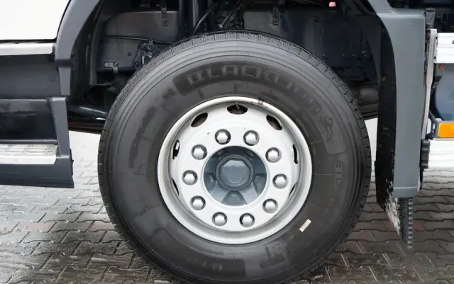 VOLVO FM 450 /  ZESTAW SKRZYNIOWY / HDS PALFINGER PK 16001-K / ROTATOR / WIDŁY / PRZYCZEPA / MANUAL / 