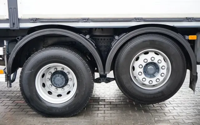 VOLVO FM 450 /  ZESTAW SKRZYNIOWY / HDS PALFINGER PK 16001-K / ROTATOR / WIDŁY / PRZYCZEPA / MANUAL / 