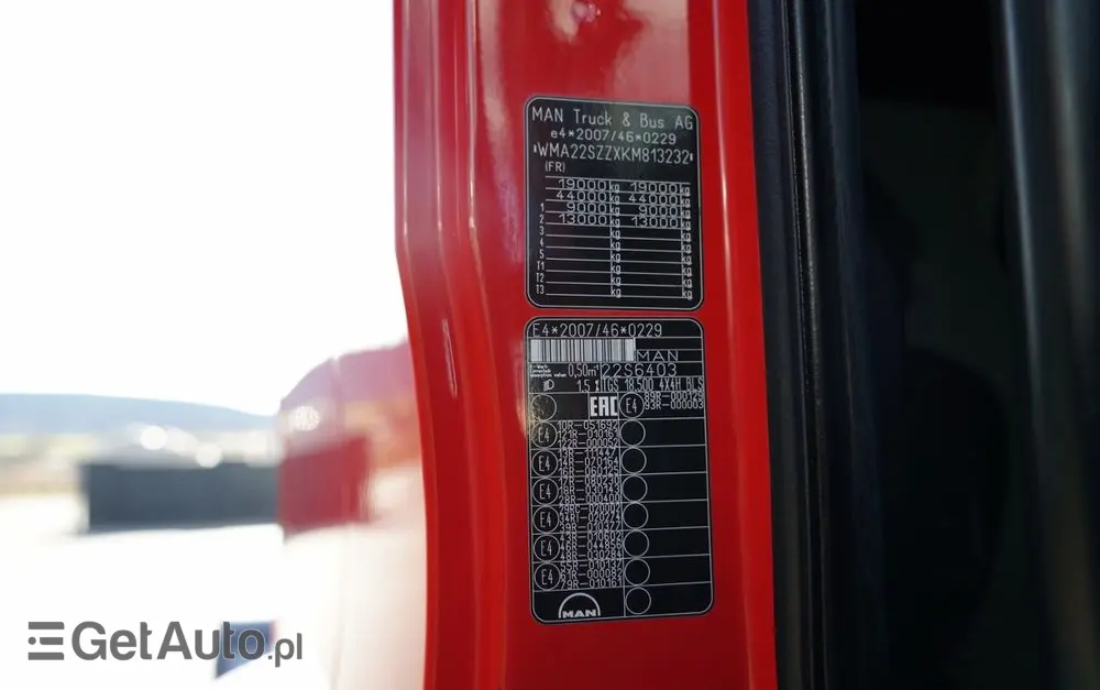 MAN TGS 18.500 / 4x4 / HYDRAULIKA / HYDRODRIVE / NISKA KABINA / EURO 6 / 