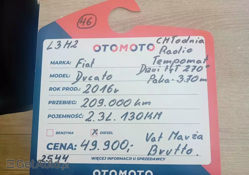 FIAT Ducato Chłodnia 