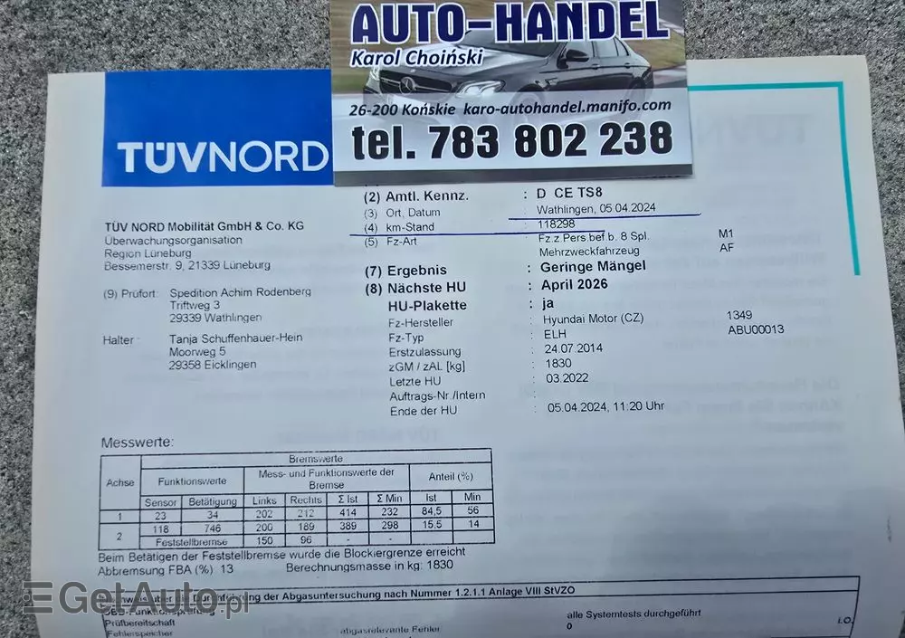 HYUNDAI Ix35 1.6 2WD Style