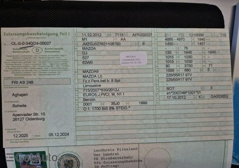 MAZDA 6 