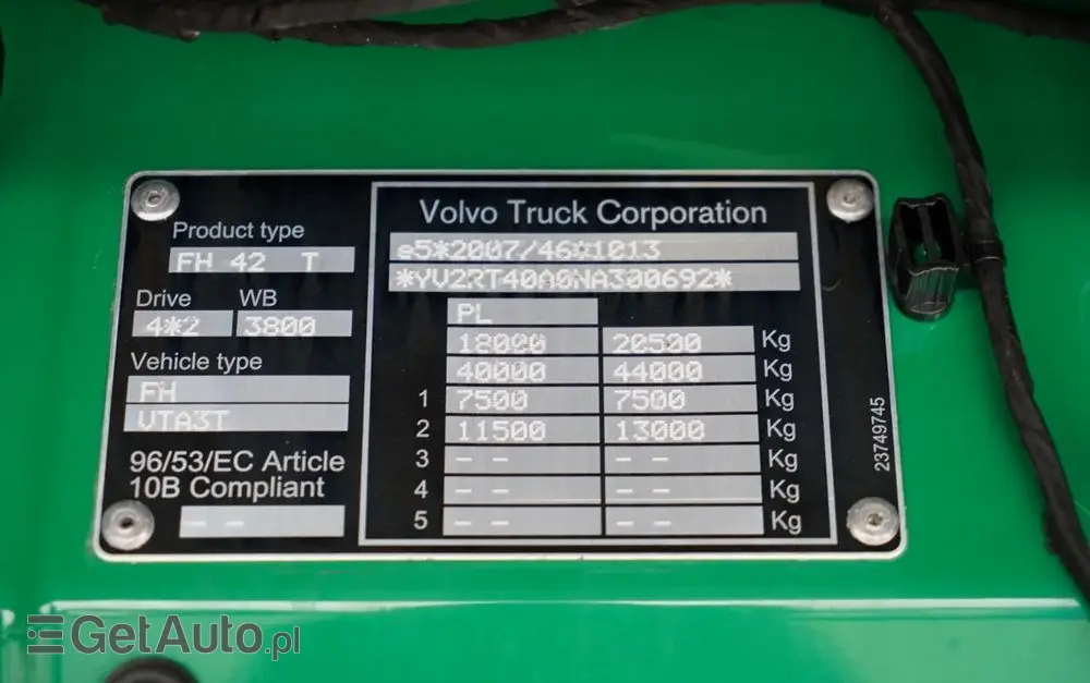 VOLVO FH 500 / I-SAVE / HYDRAULIKA /  RETARDER / KLIMATYZACJA POSTOJOWA / 399 TYS KM /  I- SHFIT / TV / NOWY MODEL 