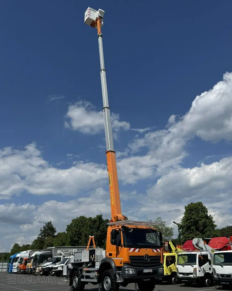 MERCEDES-BENZ Atego 718 E6 4x4 Zwyżka PALFINGER P210 BK Podnośnik Koszowy 