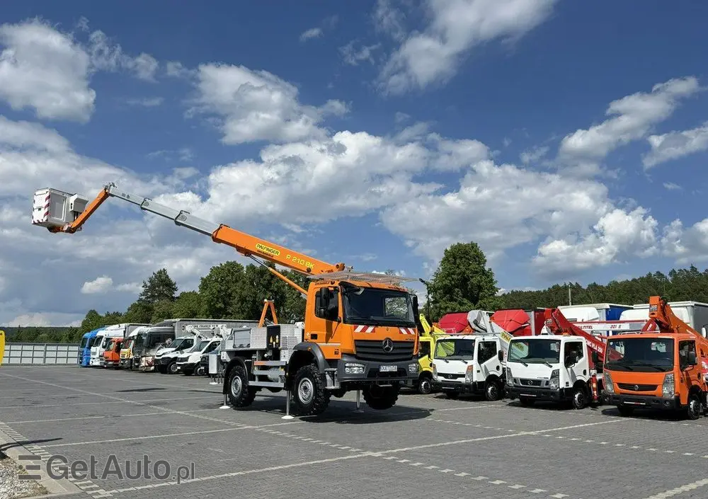 MERCEDES-BENZ Atego 718 E6 4x4 Zwyżka PALFINGER P210 BK Podnośnik Koszowy 