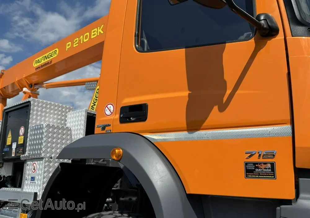 MERCEDES-BENZ Atego 718 E6 4x4 Zwyżka PALFINGER P210 BK Podnośnik Koszowy 