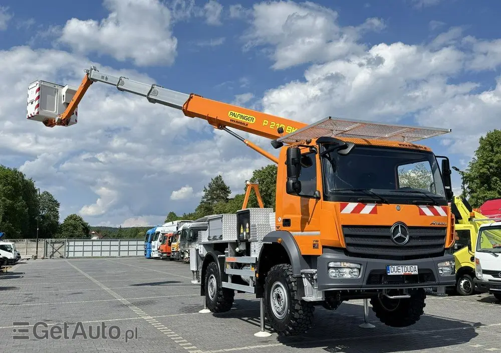 MERCEDES-BENZ Atego 718 E6 4x4 Zwyżka PALFINGER P210 BK Podnośnik Koszowy 