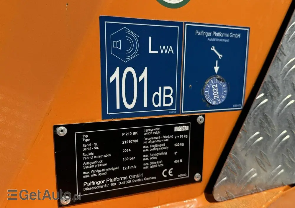 MERCEDES-BENZ Atego 718 E6 4x4 Zwyżka PALFINGER P210 BK Podnośnik Koszowy 