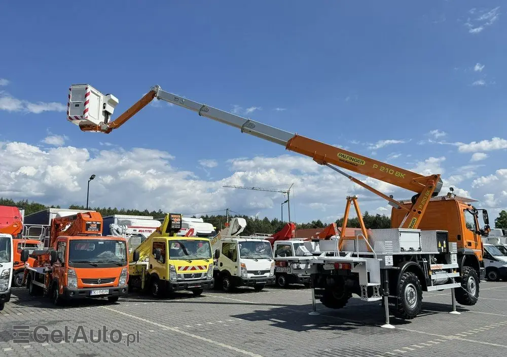 MERCEDES-BENZ Atego 718 E6 4x4 Zwyżka PALFINGER P210 BK Podnośnik Koszowy 