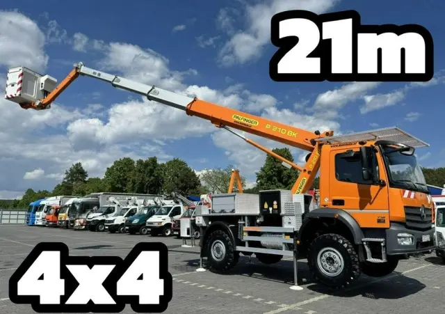 MERCEDES-BENZ Atego 718 E6 4x4 Zwyżka PALFINGER P210 BK Podnośnik Koszowy 