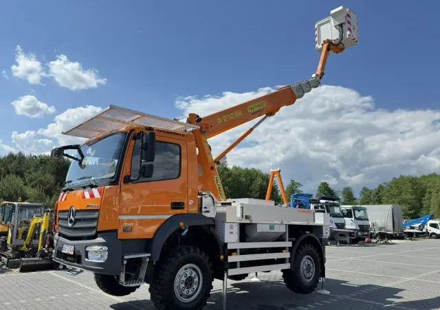 MERCEDES-BENZ Atego 718 E6 4x4 Zwyżka PALFINGER P210 BK Podnośnik Koszowy 
