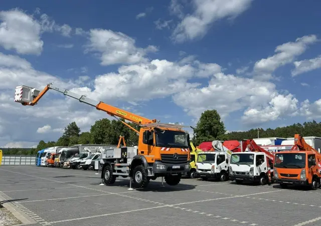 MERCEDES-BENZ Atego 718 E6 4x4 Zwyżka PALFINGER P210 BK Podnośnik Koszowy 