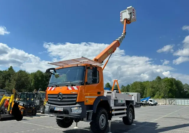 MERCEDES-BENZ Atego 718 E6 4x4 Zwyżka PALFINGER P210 BK Podnośnik Koszowy 