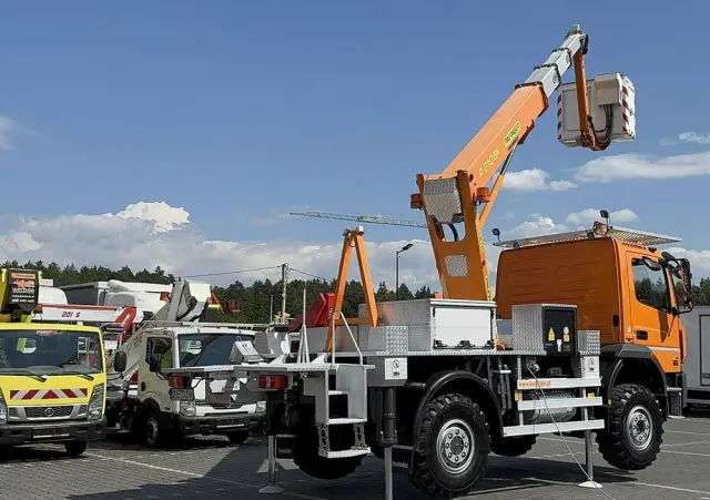 MERCEDES-BENZ Atego 718 E6 4x4 Zwyżka PALFINGER P210 BK Podnośnik Koszowy 