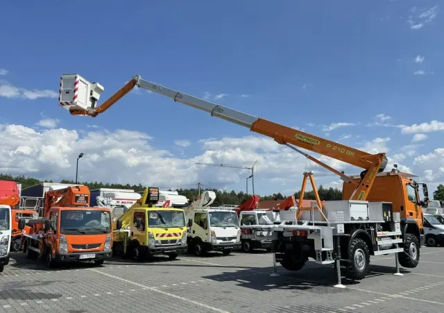 MERCEDES-BENZ Atego 718 E6 4x4 Zwyżka PALFINGER P210 BK Podnośnik Koszowy 