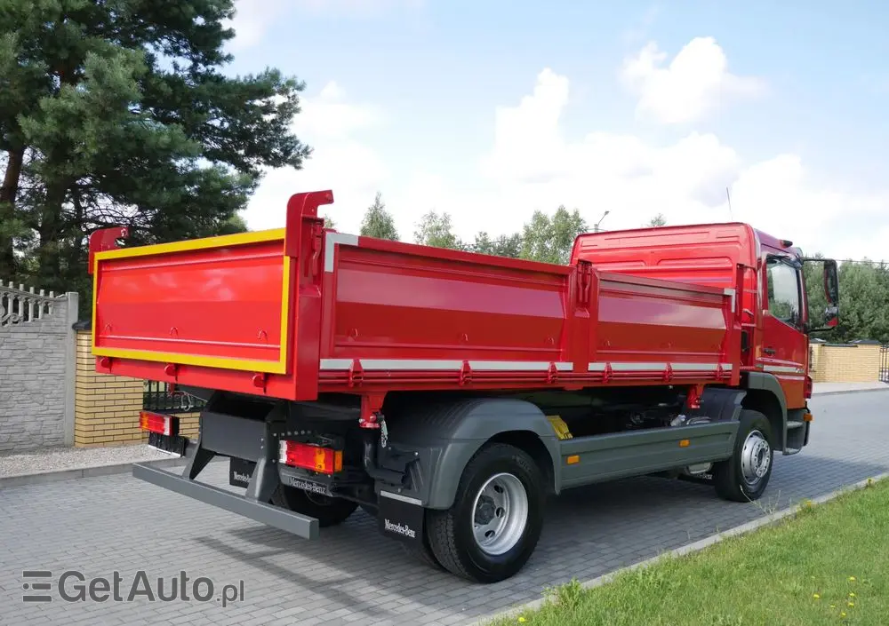 MERCEDES-BENZ ATEGO 1524 WYWROTKA 3-STRONNA, NISKI PRZEBIEG, STAN IDEALNY 